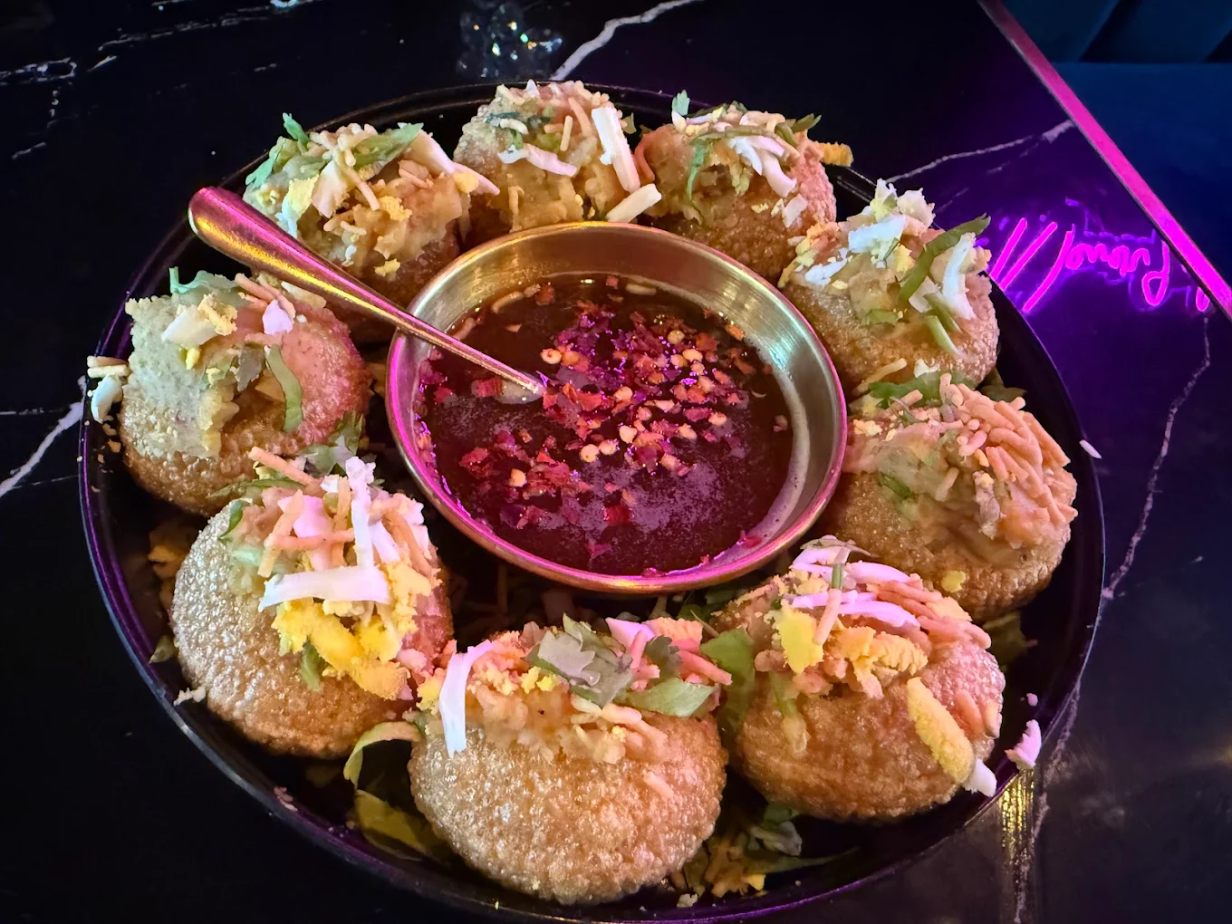 Fuchka snacks platter
